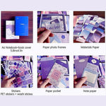 346Pcs Journal Supplies Kit Vintage Scrapbook Stickers Pack For Art Journaling Bullet Junk Journal Planners Image 2