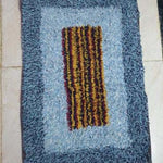Cotton Anti-Slip Doormat for Home & Bathroom Entrance Multicolor Rectangular Mat (15x23 Inch) Image 2