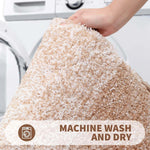 Microfiber Anti-Slip Doormat for Home & Bathroom Entrance Beige rectangular Mat (40x60 cm) Image 4