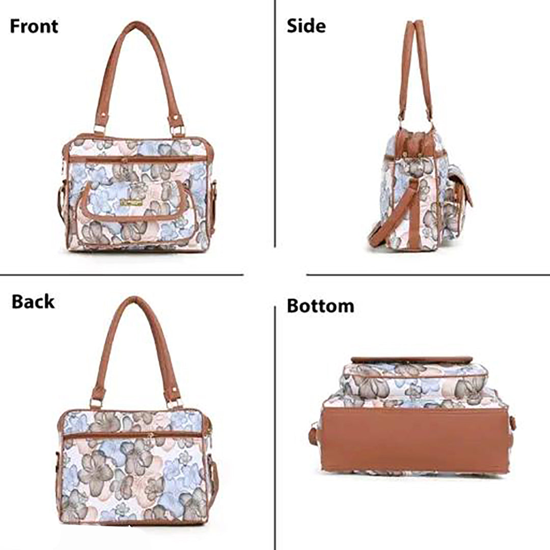Handbag For Women And Girls Stylish Multicolor PU Leather Bag Image 3