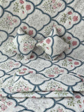 Glace Cotton (90x90 Inch) Double Size Bedsheet With 2 Pillow Cover in Multicolor Image 1