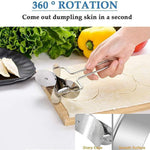 Stainless Steel Puri Cutter Roller Machine With Handle For Home Baking Tools For Womendough Circle Roller Cutter For Kitchenpoori Cutter Roller Image 1