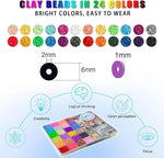 Jewelry Making Kit Colorful Beads Diy Bracelets Image 2