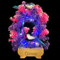 Artificial Bonsai Tree With Light Sparrow Living Room Dining Table Decor Homeoffice Party Decor Speacial Ocassion Indoor Decor Festival Theme Decorative Image 1