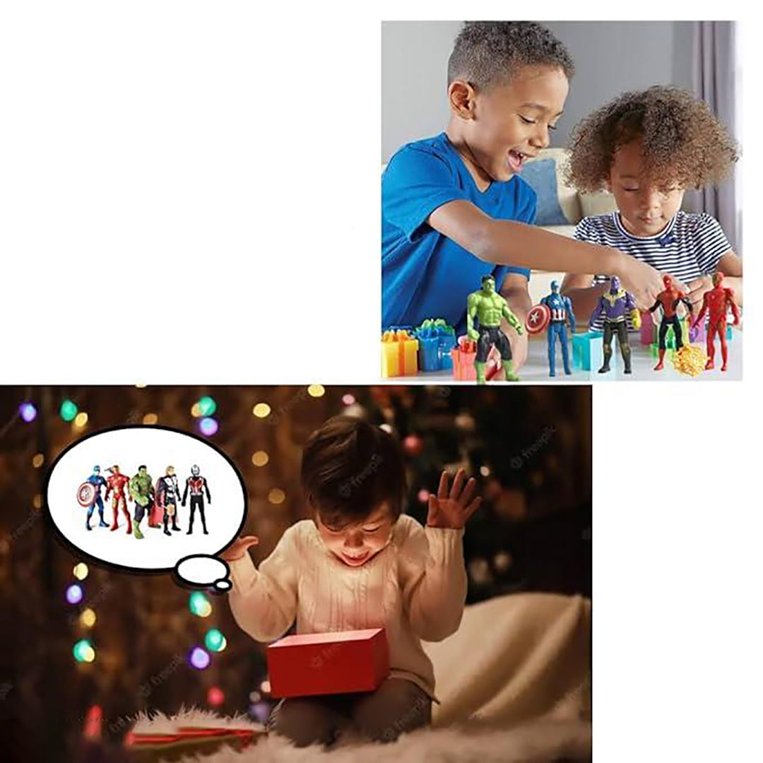 Super Hero Kids Toy Set Of 5 Super Hero Action Figure For Boys Image 3