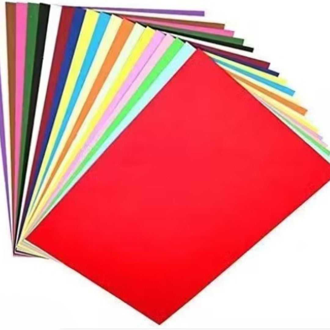 Color Paper A4 Size 100 Sheets Mix Color Craft Paper Sheets For Kids Diy Art Craft 10 Sheets Of 10 Color Multicolor Papersthick Assorted Rainbow Sheets Image 3