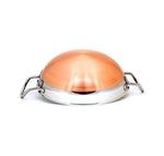 Kadai With Copper Bottom 35 L Steel And Copper Kad Image 2