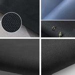 Rubber Anti-Slip Doormat for Home & Bathroom Entrance Grey oval Mat (40x60 cm) 3 Pcs Image 3