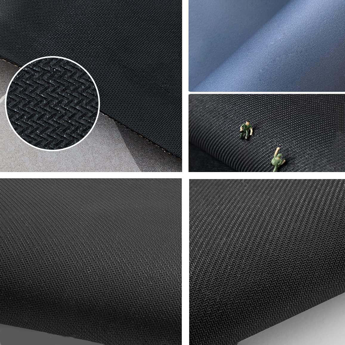 Rubber Anti-Slip Doormat for Home & Bathroom Entrance Grey oval Mat (40x60 cm) 3 Pcs Image 3