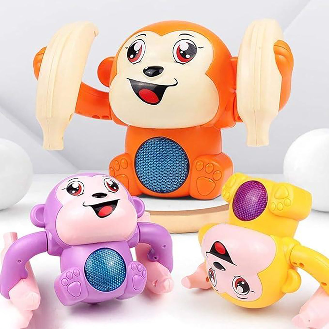 Hir Electronic Dancing And Spinning Banana Monkey Toy Multicolor Image 2