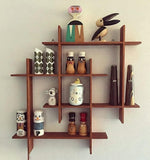 Martcrown Engineered Wood Wall Decoration Wall Shelves For Home Office Hanging Shelves Wall Shelve Wooden Shelf Wall Stand Image 1