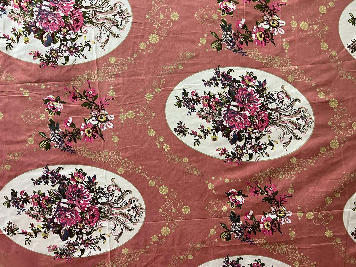 Cotton (90x100 Inch) Double Size Bedsheet With 2 Pillow Cover in Multicolor Image 4