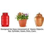 Gas Cylinder Trolley Black Pack Of 2 Combo Offer Image 4