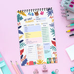 Escaper Leafs Theme Daily Planner Diary A5 Size 85L X 55W 80 Days Plan Daily Planner For Students Daily Planner Notepad Daily Planner Notebook Image 3