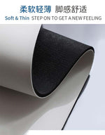 Rubber Anti-Slip Doormat for Home & Bathroom Entrance Grey Semi Circle Mat (2x3 Feet) Image 4