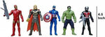 Super Hero Kids Toy Set Of 5 Super Hero Action Figure For Boys Image 4