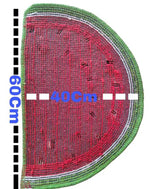 Microfiber Anti-Slip Doormat for Home & Bathroom Entrance Multicolor Semi Circle Mat (40x60 cm) Image 3
