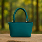 Handbag For Women And Girls Stylish blue Synthetic Bag Image 1