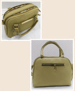 Handbag For Women And Girls Stylish Pink PU Leather Bag Image 2
