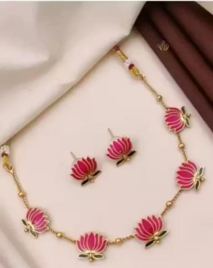 Premium Artificial Traditional Jewelry Collection: Ethnic Necklace & Earring Sets Image 3