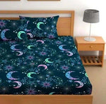Cotton (78x72 Inch) Double Size Bedsheet With 2 Pillow Cover in Multicolor Image 3