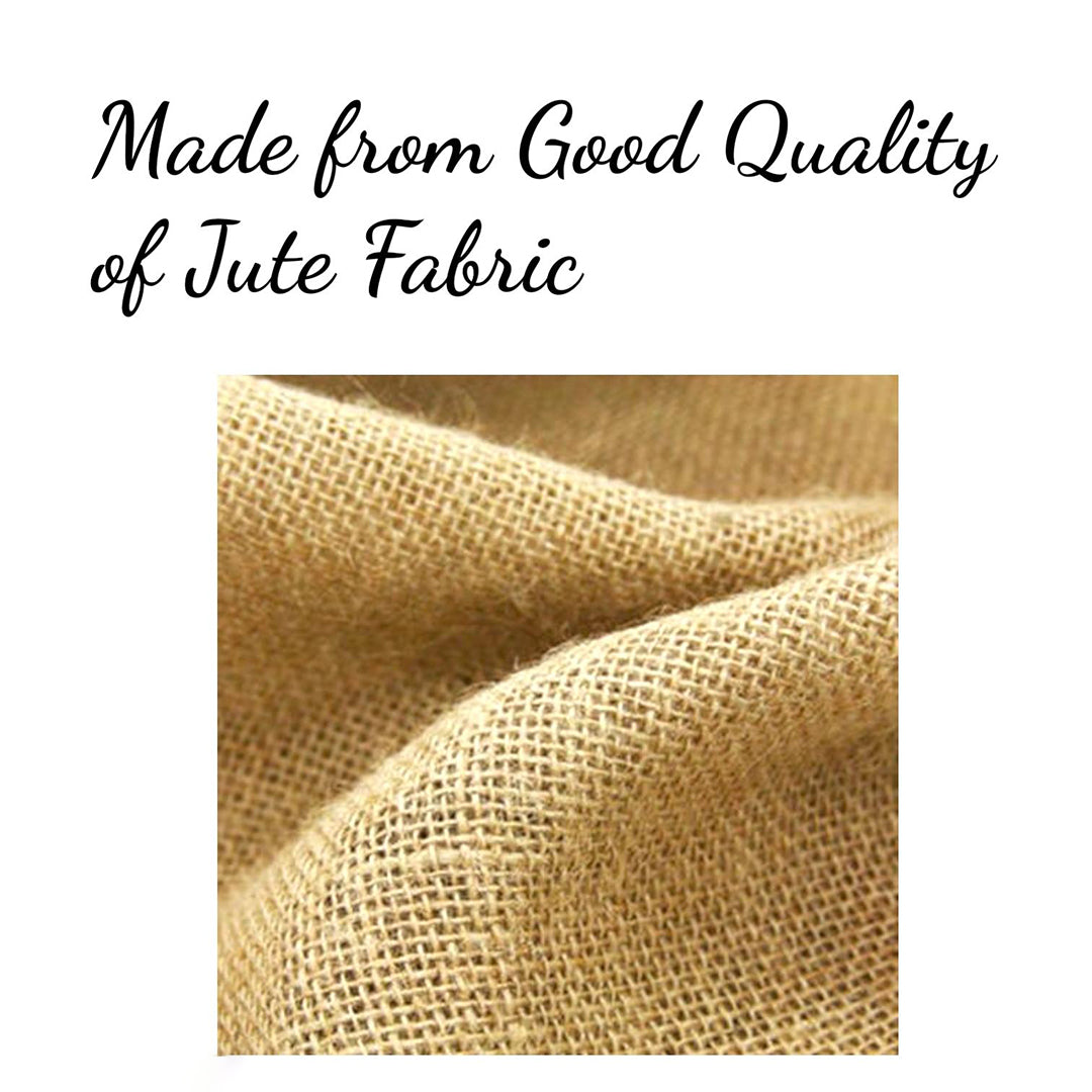 Handbag For Women And Girls Stylish Beige Jute Bag Image 4