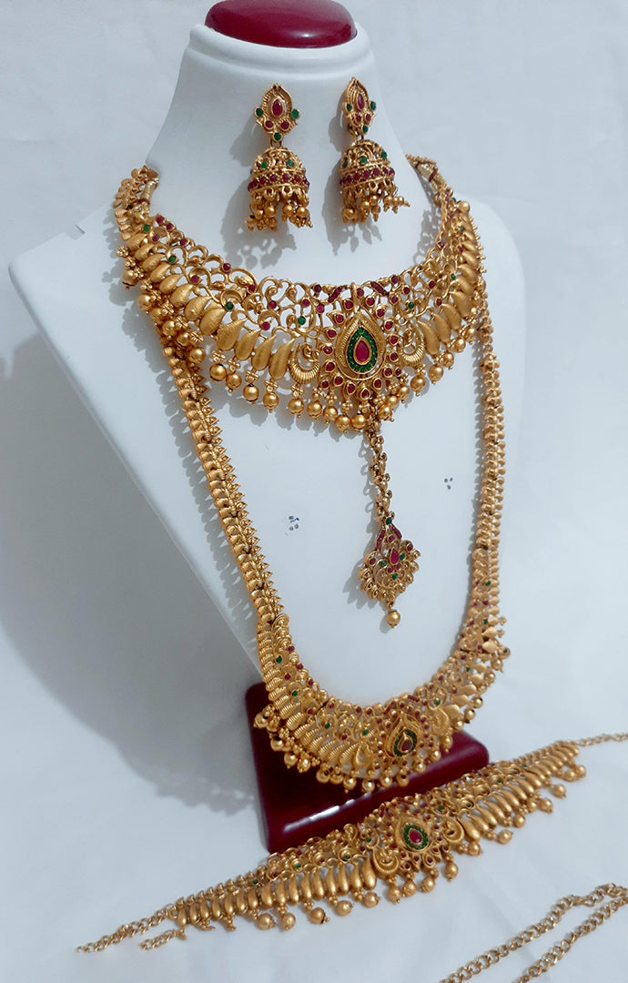 Premium Artificial Traditional Jewelry Collection: Ethnic Necklace & Earring Sets Image 3