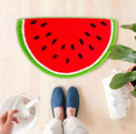Microfiber Anti-Slip Doormat for Home & Bathroom Entrance Multicolor Semi Circle Mat (42x62 cm) Image 2