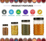 24 Container Jars for Kitchen Image 2