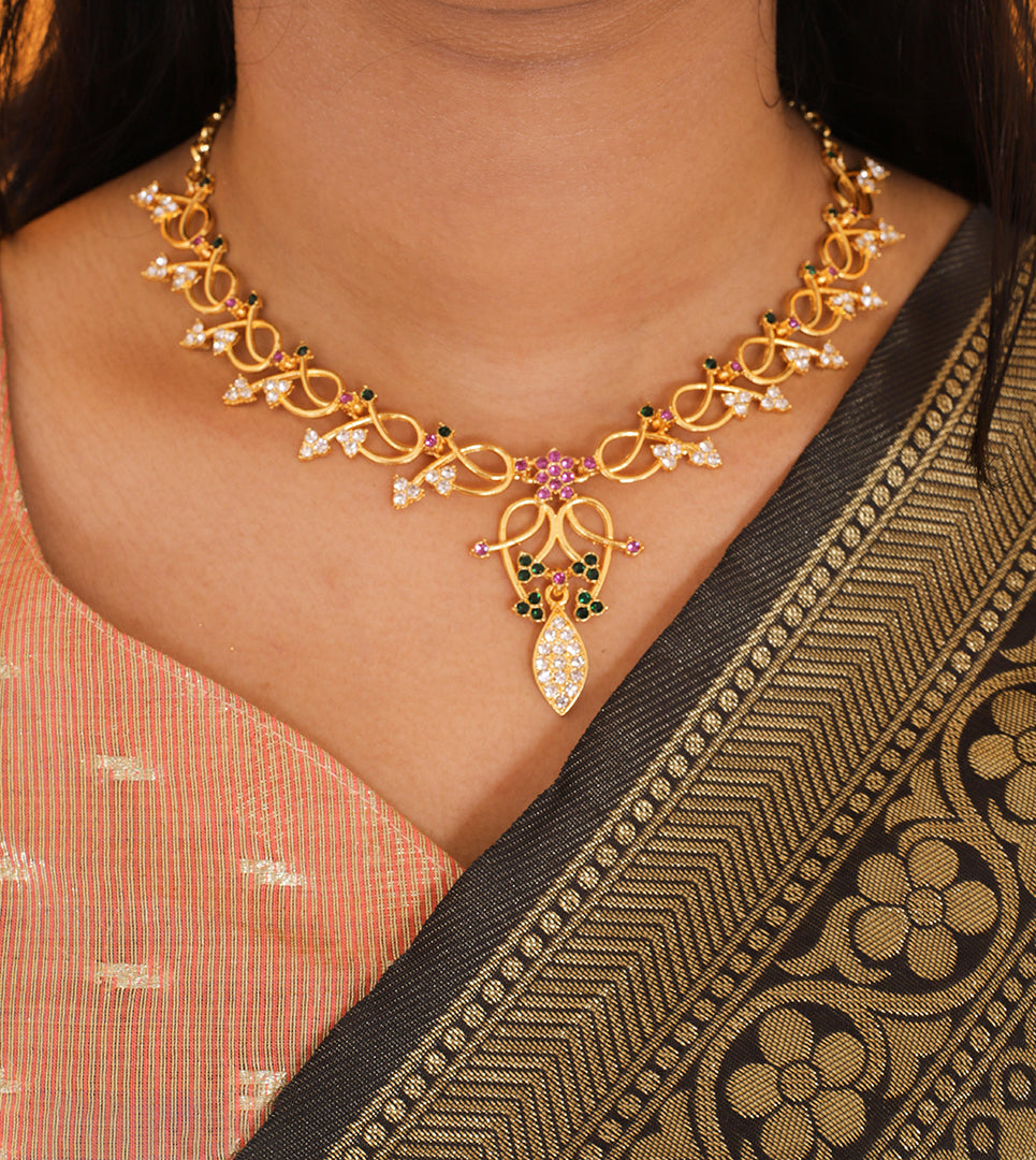 Premium Artificial Traditional Jewelry Collection: Ethnic Necklace & Earring Sets Image 3