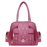 Handbag For Women And Girls Stylish Multicolor PU Leather Bag Image 2