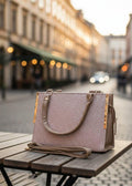 Handbag For Women And Girls Stylish Brown PU Leather Bag Image 1