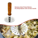 Combo Offer 1 Stainless Steel Pizza Cuteer 2 Dryfruit Cutter And 3 Bhaji Masherpack Of 3 Image 2