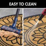 Rubber Anti-Slip Doormat for Home & Bathroom Entrance Golden Semi Circle Mat (45x70 cm) Image 4