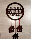 Good Vibes Round Quote Framewall Hangingwallartwall Dec Image 1