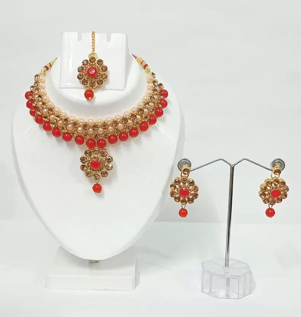 Premium Artificial Traditional Jewelry Collection: Ethnic Necklace & Earring Sets Image 4
