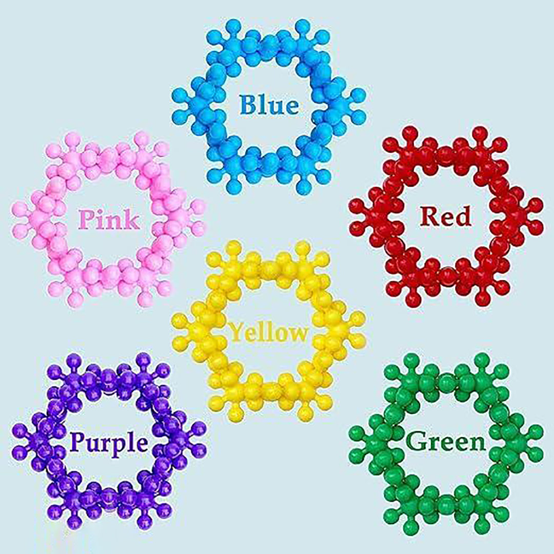 Star Links Interlocking Blocks Educational Construction Blocks For Kids Colorful Star Building Blocks Toys For Kids Boys Girls Multicolor For Age 5 Years Starlink 50 Pcs Image 2