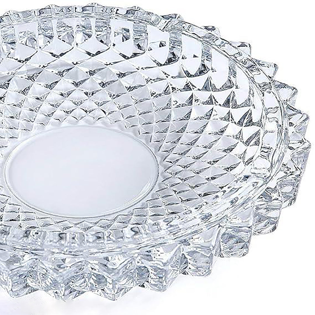 Glass Ashtray For Cigarette Smoking Glass Candy Bowl Smoke Collectible Table Decorative Flower Image 4