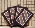 Cotton Anti-Slip Doormat for Home & Bathroom Entrance Multicolor rectangular Mat (40x60 cm) 4 Pcs Image 1