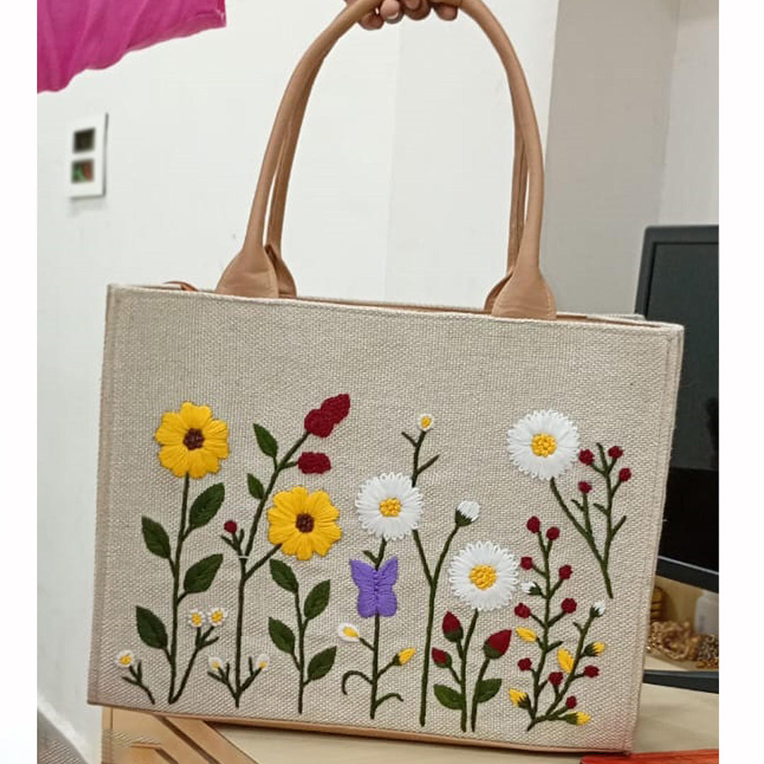 Handbag For Women And Girls Stylish Grey PU Leather Bag Image 1