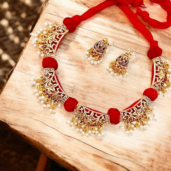 Premium Artificial Traditional Jewelry Collection: Ethnic Necklace & Earring Sets Image 2