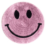 Microfiber Anti-Slip Doormat for Home & Bathroom Entrance Pink round Mat (21x21 Inch) Image 2