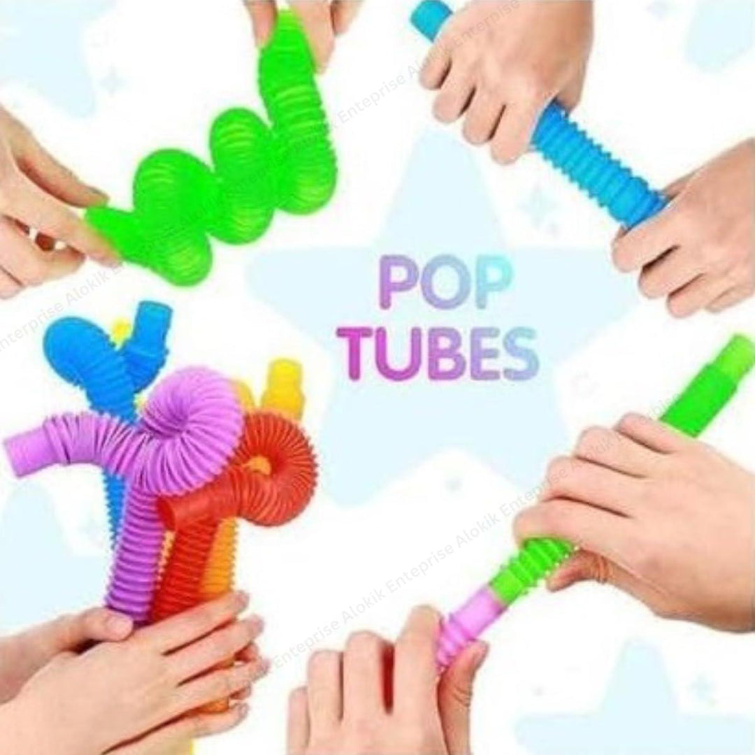 6 Pcs Building Pop Tubs Toys Image 4