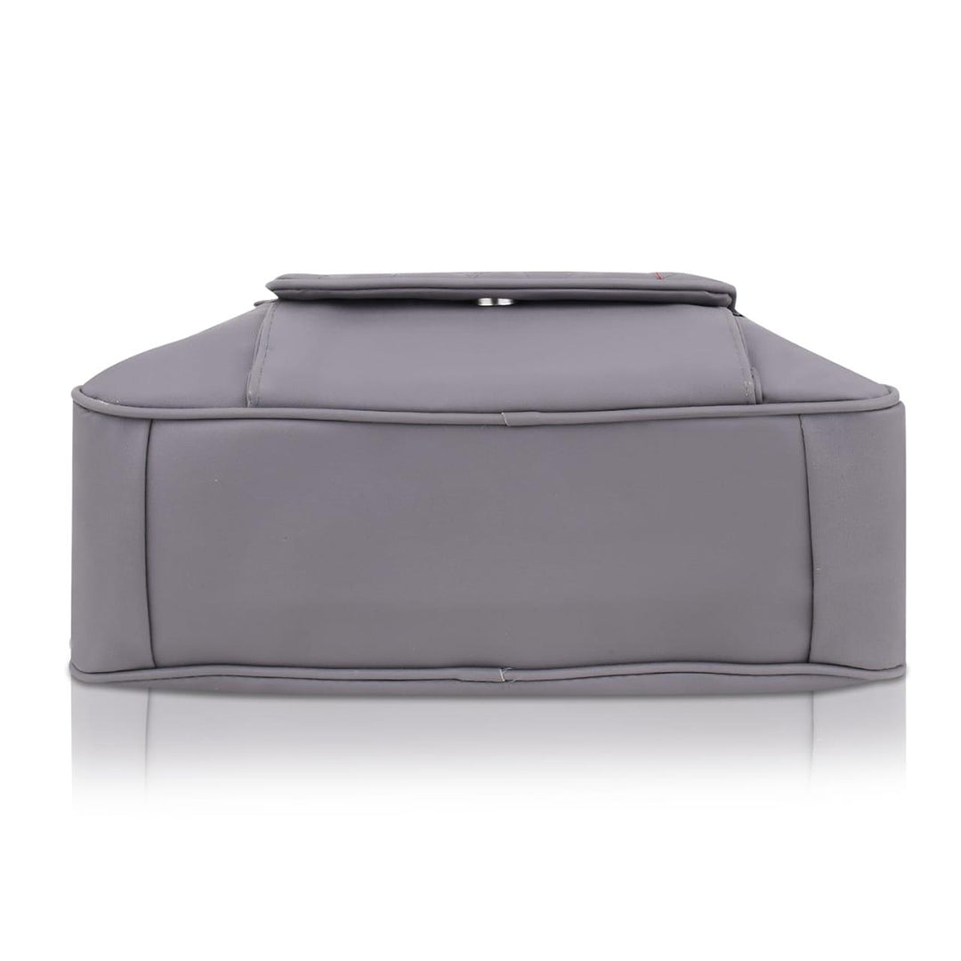Handbag For Women And Girls Stylish grey PU Leather Bag Image 3