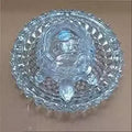 Crystal Tortoise Glass Kachua With Beautiful Bowl Plate Image 1