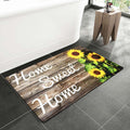 Cotton Anti-Slip Doormat for Home & Bathroom Entrance Multicolor Rectangular Mat (40x60 cm) Image 1