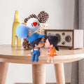 Resin Handcrafted Bride Kissing Groom Romantic Couple Statue Decorative Showpiece Valentine Gift For Girlfriend Boyfriend Husband Wife Valentine Day Gifts Valentine Day Decoration Items Image 1
