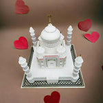 Pooja Creation Marble Taj Mahal 6Inch Home Decor And Gift Item Symble Of Love Statue 6 Inch Image 3