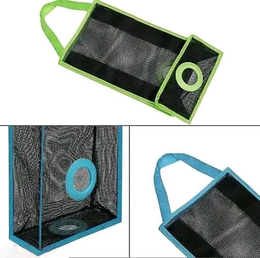 Home Store Recycle Mesh Bag Holder Hanging Storage Organizer For 100L Garbage Bags Image 2