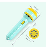 Projector Flashlight Torch Kids Projection Light Toy Education Learning Night Best Gift For Kids Image 4